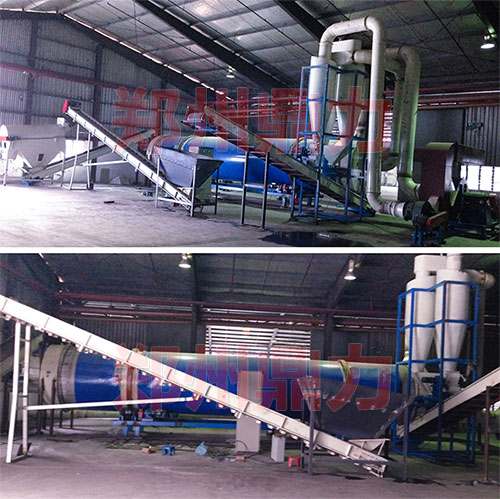 馬來(lái)西亞木屑烘干機(jī)安裝調(diào)試完成