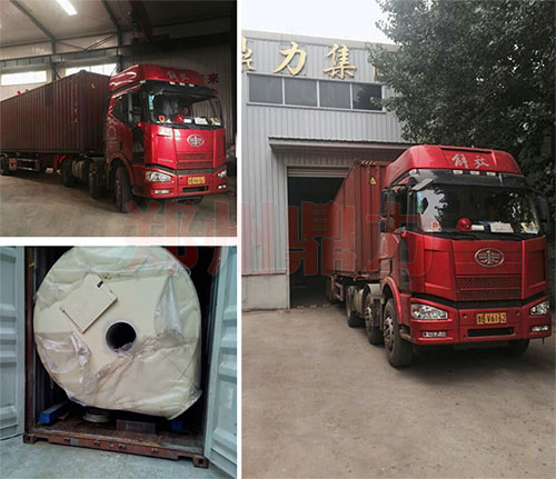 老撾啤酒糟烘干機發(fā)貨現(xiàn)場