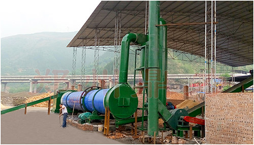 重慶木屑烘干機(jī)安裝調(diào)試現(xiàn)場(chǎng)2