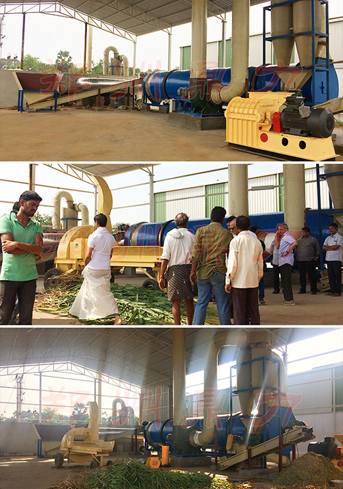 鼎力牧草烘干機(jī)安裝調(diào)試現(xiàn)場(chǎng)