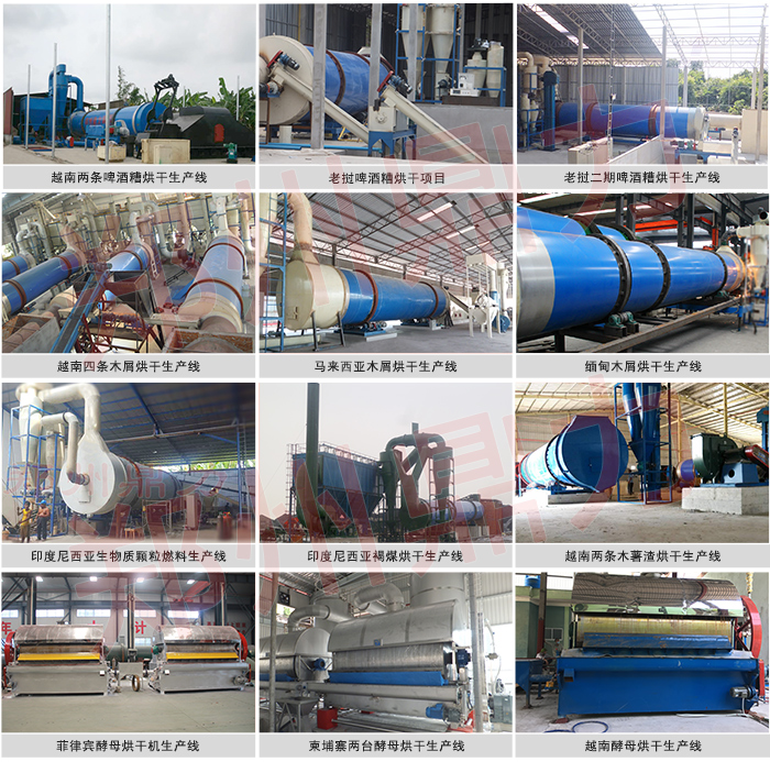 鄭州鼎力部分東南亞烘干機(jī)案例